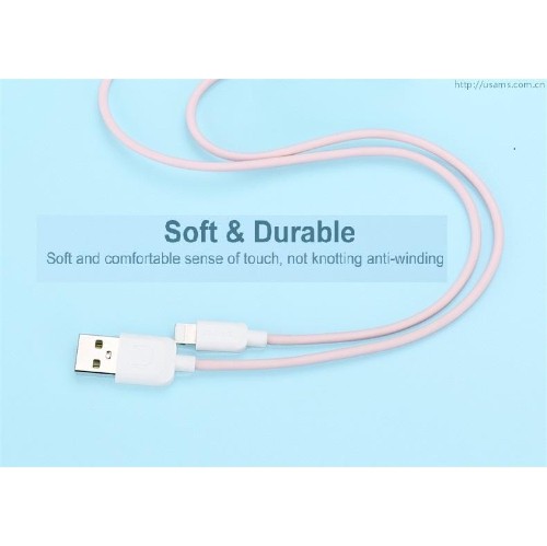 USAMS US-SJ097 iPhone Lightning Cable 1m White