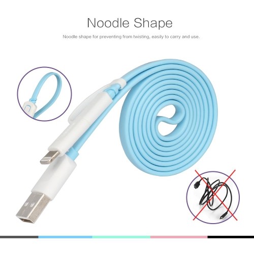 USAMS US-SJ019 MicroUSB & Lightning 2 in 1 Cable U-trans Series Blue