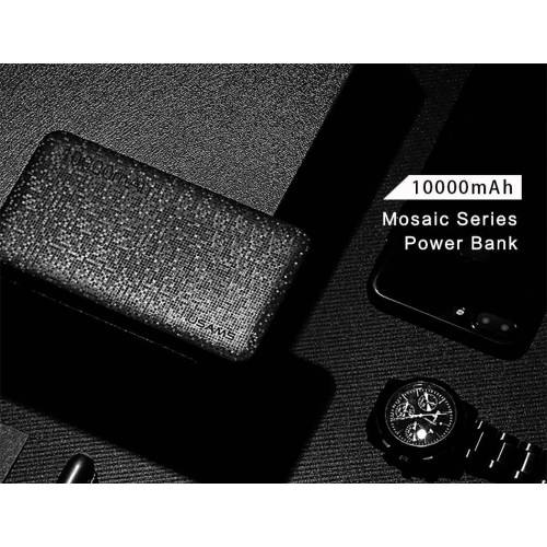 USAMS US-CD21 10000mAh Power Bank Mosaic Series White