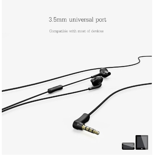 USAMS EP-14 in-ear HiFi Braided Earphone White