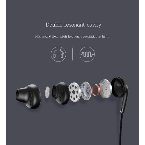 USAMS EP-14 in-ear HiFi Braided Earphone Red