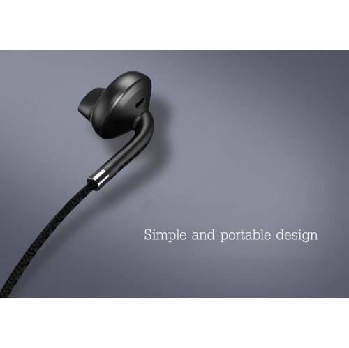 USAMS EP-14 in-ear HiFi Braided Earphone Red