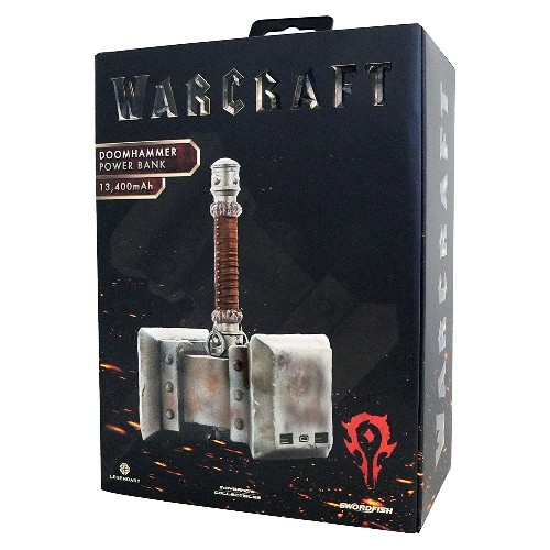 Swordfish Tech Warcraft, Doomhammer 13,400mAh External Power Bank - Retail Packaging