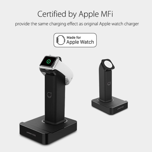 Station de recharge magnétique noire d’UGREEN pour Apple Watch