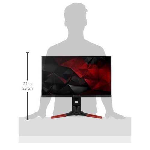ACER PREDATOR SERIES LCD XB271HU BMIPRZ 27 IN IPS EDGE TO EDGE 2560 X 1440 1000:1 178/178 2WX2 HDMI + DP (V1.2) +