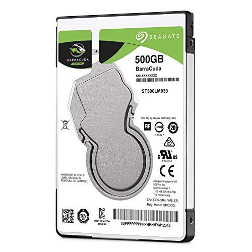 SEAGATE 500GB BARRACUDA 5400 RPM 128MB CACHE SATA 6.0GB/S 2.5" LAPTOP INTERNAL HARD DRIVE ST500LM030
