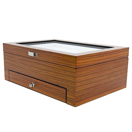 Top Quality Wood watch Storage Box Organizer with Valet Drawer …