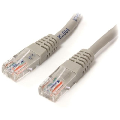 Startech 1ft Cat 5E 350mhz Molded Patch Cable - Gray -