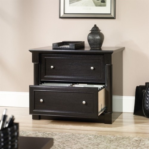 Sauder Palladia 2 Drawer File Cabinet in Wind Oak