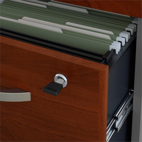 Series C 2 Drawer Mobile File Cabinet in Hansen Cherry - Engineered Wood