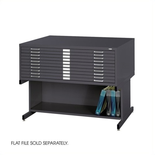 Safco Open 20"H Base for 4986 and 4996 Flat File Cabinets in Black