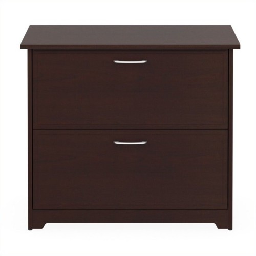 Bush Cabot 2 Drawer Lateral File Cabinet in Harvest Cherry