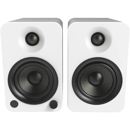 Kanto – haut-parleurs amplifiés YU4 avec Bluetooth® et préamplificateur phono, blanc mat