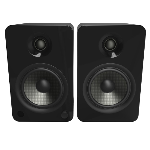 Kanto YU6 Powered Speakers with Bluetooth® and Phono Preamp, Gloss Black