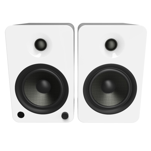 Kanto YU6 Powered Speakers with Bluetooth® and Phono Preamp, Gloss White