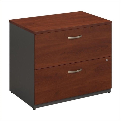 BBF  Series C 36W 2Dwr Lateral File Hansen Cherry - Engineered Wood