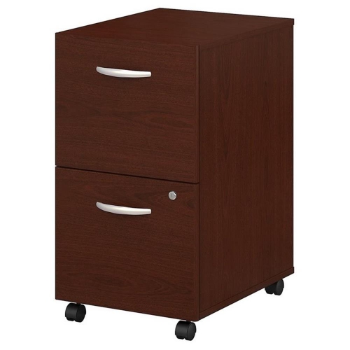 BBF  Series C 2 Drawer Mobile File Cabinet In - Engineered In Mahogany