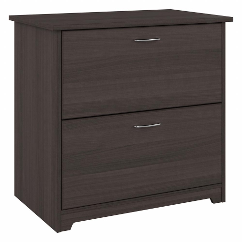 BUSH  Cabot 2 Drawer Lateral File Cabinet In Heather - Engineered Wood In Gray