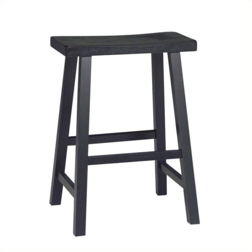 International Bar Stool Chair - Set of 1 - Black