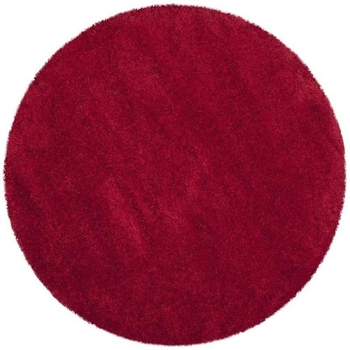 SAFAVIEH  Milan Shag Round Area Rug - Red