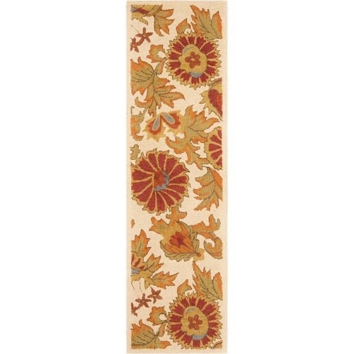 SAFAVIEH  Blossom Ivory Country Rug - Runner 2'3" X 6'