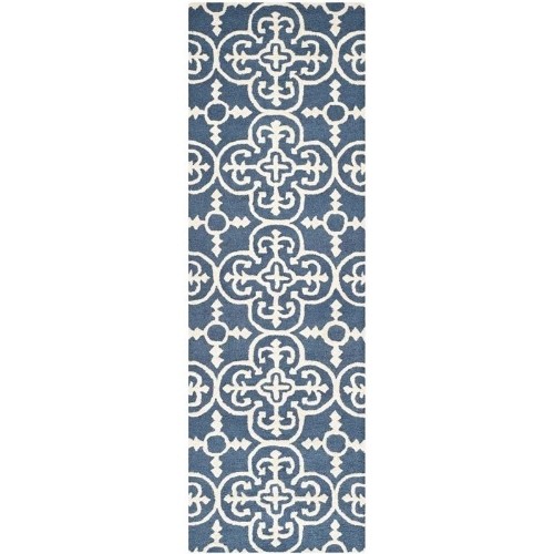 SAFAVIEH  Cambridge Transitional 2'6" X 6' Hallway Runner - Navy