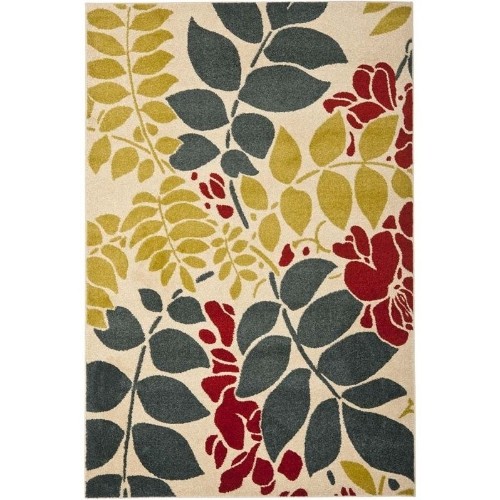 SAFAVIEH  Newbury Ivory Floral Rug - 3' X 5'