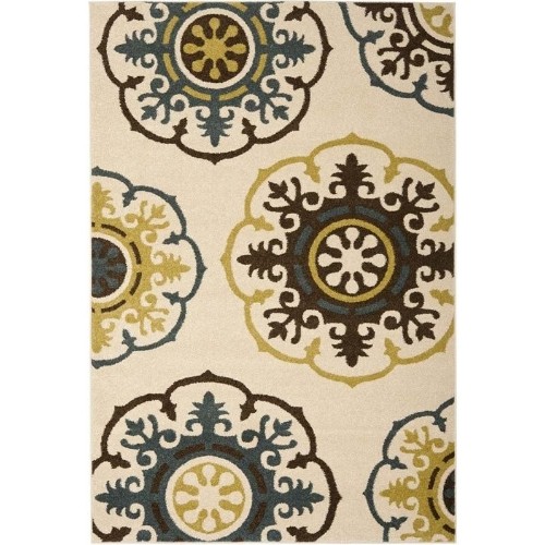 SAFAVIEH  Newbury Ivory Floral Rug - 3' X 5'