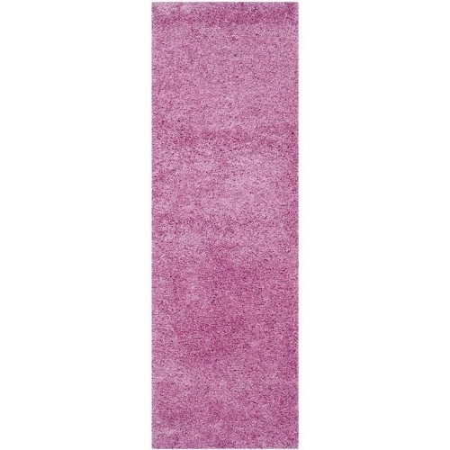 SAFAVIEH  Shag 2'3" X 5' Hallway Runner - Pink