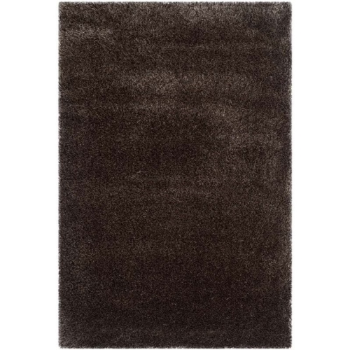 SAFAVIEH  Charlotte Shag Brown Shag Rug - 4' X 6'