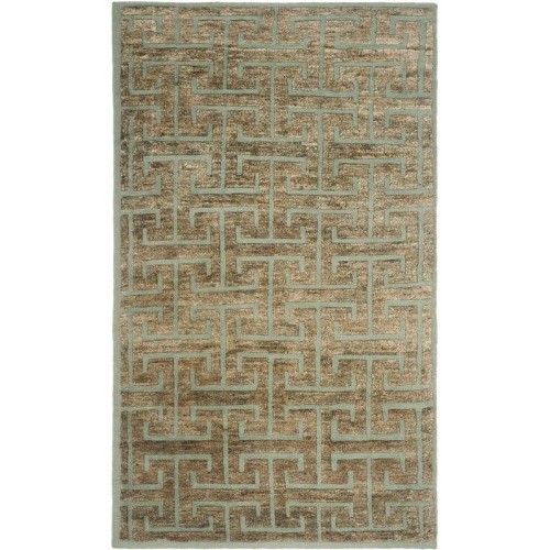 SAFAVIEH  Tangier 5' X 8' Runner Area Rug - Blue