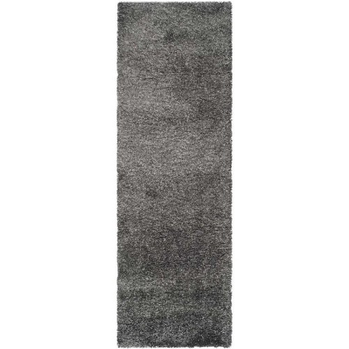 Safavieh California Shag Shag 2'3" x 15' Hallway Runner - Dark Grey