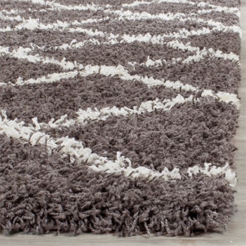 Safavieh Dallas Shag 6' Round Power Loomed Rug