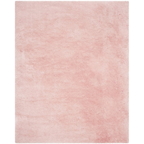 SAFAVIEH  Arctic Shag Hand Tufted Polyester 8'6" X 12' Runner Area Rug - Pink