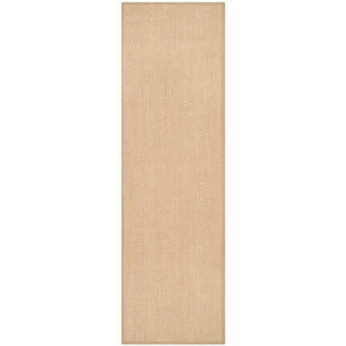 Tapis en sisal tissé Power Fibre naturelle 2 pi 6 po x 10 pi
