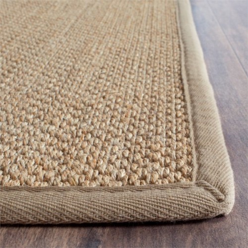 Tapis en sisal tissé Power Fibre naturelle 2 pi 6 po x 10 pi