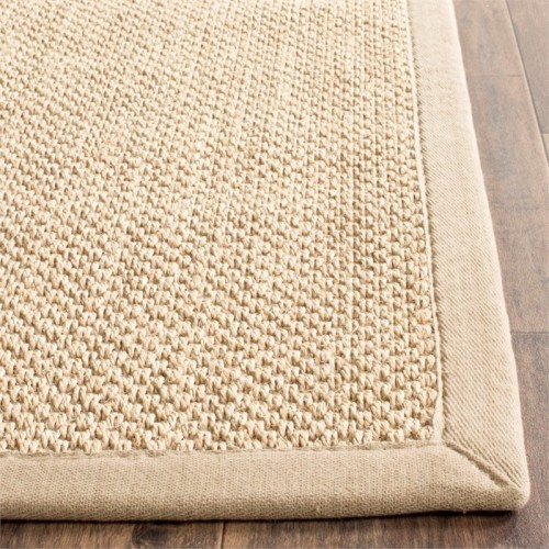 Tapis en sisal tissé Power Fibre naturelle 2 pi 6 po x 10 pi