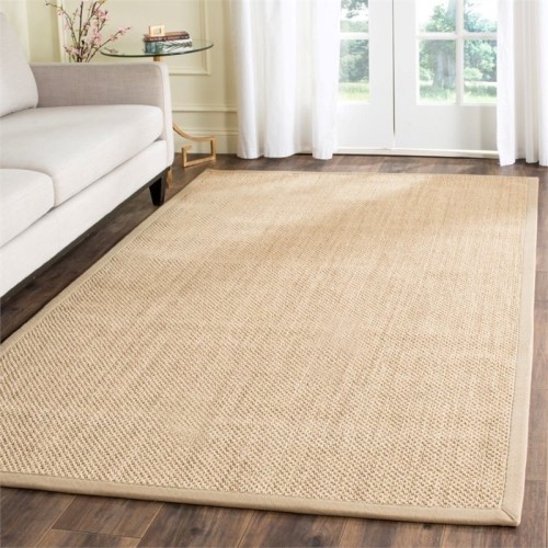 Tapis en sisal tissé Power Fibre naturelle 2 pi 6 po x 10 pi