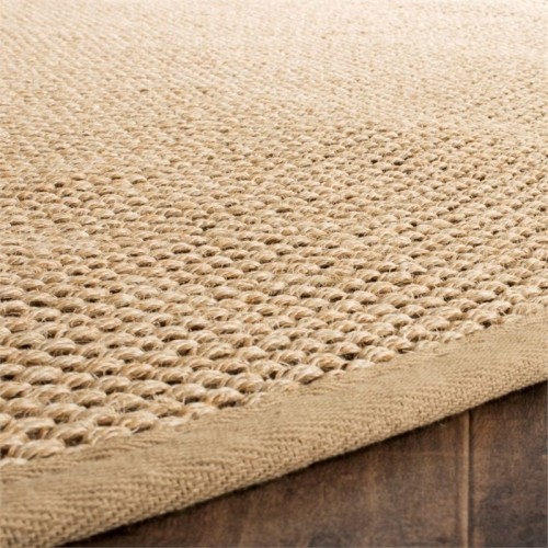 Tapis en sisal tissé Power Fibre naturelle 2 pi 6 po x 10 pi