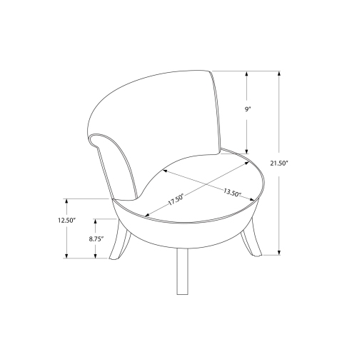 Monarch Specialties I 8155 Chaise Juvénile Pour Enfants - Simili-cuir Blanc