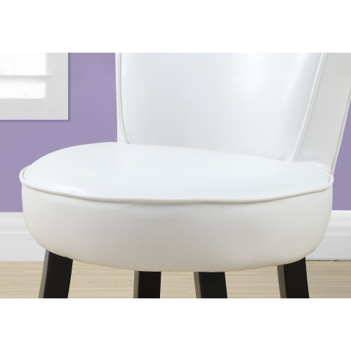 Monarch Specialties I 8155 Chaise Juvénile Pour Enfants - Simili-cuir Blanc