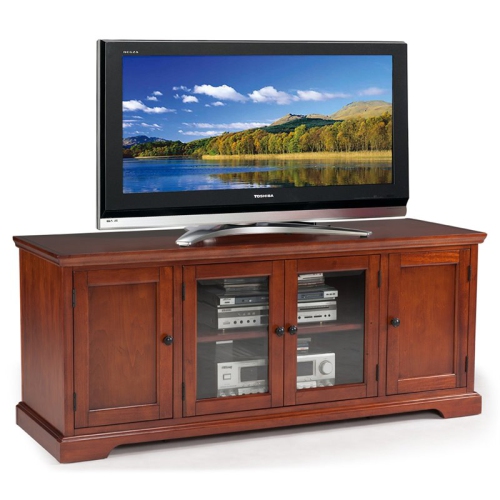Leick Westwood Hardwood 60" TV Stand in Cherry