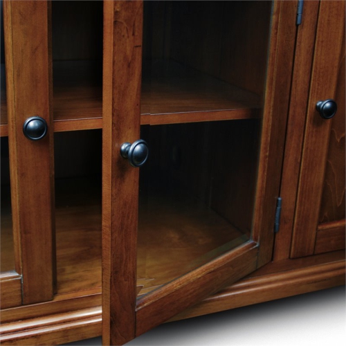 Leick Westwood Hardwood 60" TV Stand in Cherry