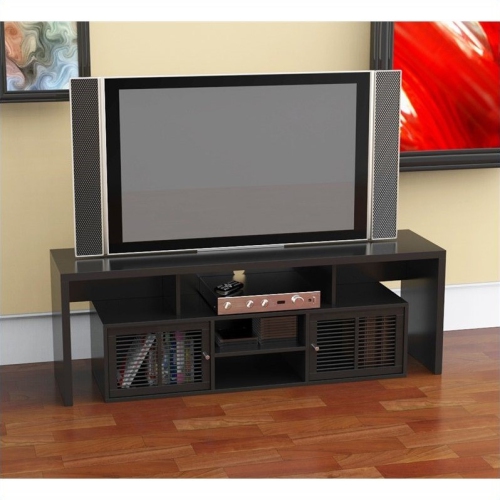 CONVENIENCE CONCEPTS  Designs2Go Lexington 59" Tv Stand In Wood Finish In Black