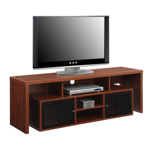 Convenience Concepts Designs2Go Lexington 62" TV Stand in Cherry Wood Finish