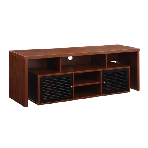 Convenience Concepts Designs2Go Lexington 62" TV Stand in Cherry Wood Finish