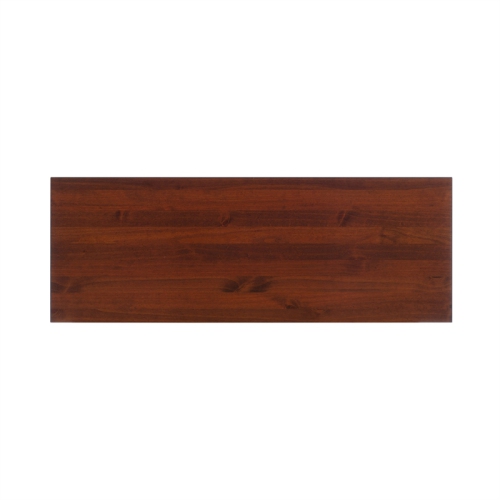 Linon Titian Wood Entertainment TV Stand in Brown