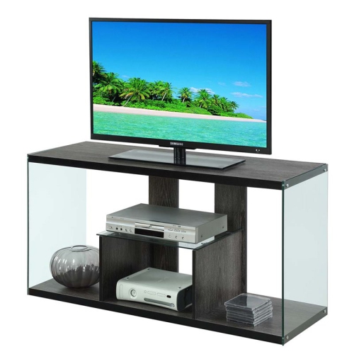Convenience Concepts SoHo 50" TV Stand in Weathered Gray