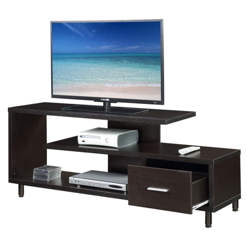 Convenience Concepts Designs2Go Seal II 60" TV Stand in Espresso