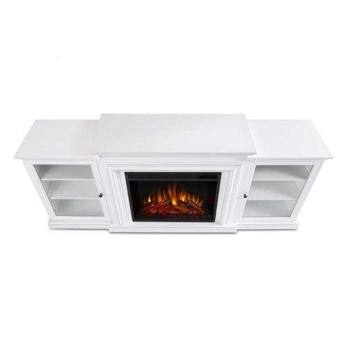 Real Flame Frederick 72-inch Electric Fireplace TV Stand - White